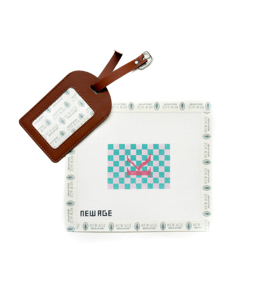 Custom Monogram Self-Finishing Luggage Tag