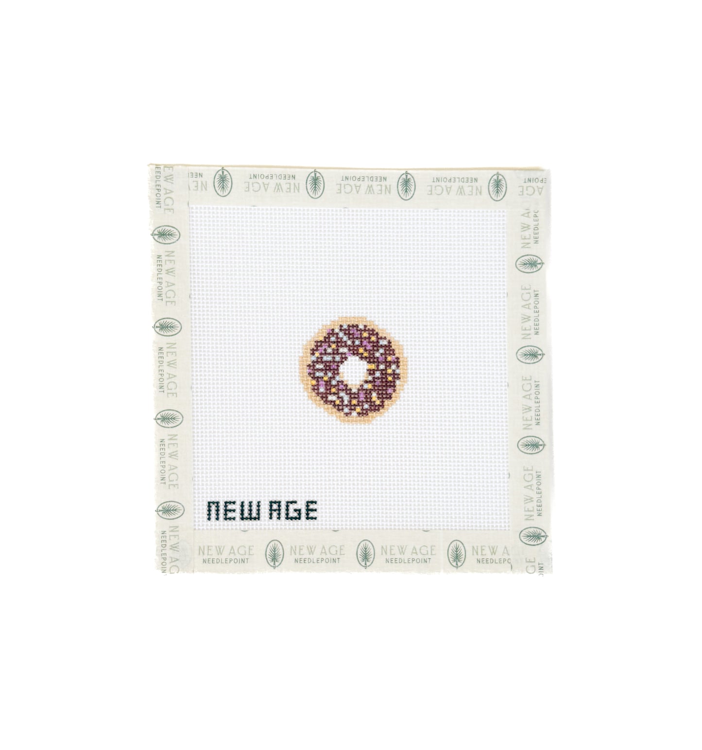 Mini Sprinkled Donut Hand-painted Canvas