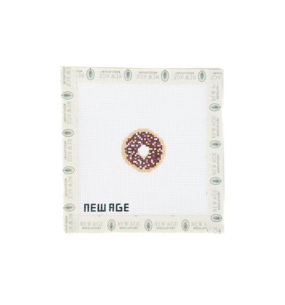Mini Sprinkled Donut Hand-painted Canvas